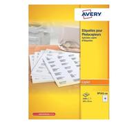 Etiquette pour photocopieur, 105 x 35 mm, blanc