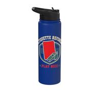 Etiquette Referee Play Nice Social Humor Stainless Steel Insulated Water Bottle