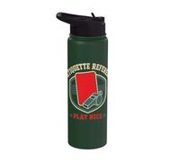 Etiquette Referee Play Nice Social Humor Stainless Steel Insulated Water Bottle