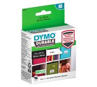 Etiquette résistante 25x54 mm Dymo 1976411 blanche - Rouleau de 160