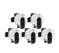 Étiquette thermique compatible avec QL-500 QL-700 QL-800 QL-1100 DK11201 29 mm x 90 mm découpée au gabarit 400 pièces par rouleau 5 rouleaux