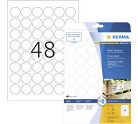 Etiquette ultra-adhésives Herma 10915 Ø 30 mm papier blanc 1200 pc(s) fixation permanente