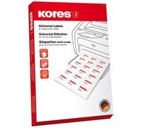 Etiquette universelle, 210 x 148 mm, sans bord, rouge