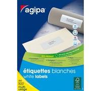 Etiquette universelle, 38 x 21,2 mm, blanc
