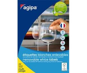Etiquette universelle, 48,5 x 25,4 mm, blanc
