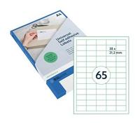 Etiquette universelle, 52,5 x 21,2 mm, blanc
