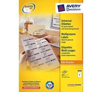 Etiquette universelle, 97 x 67,7 mm, blanc