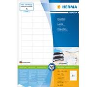 Etiquette universelle PREMIUM, 52,5 x 29,7 mm, blanc