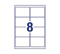 Etiquette plastique Avery-Zweckform L7914-40 99.1 x 67.7 mm film de polyéthylène blanc 320 pc(s) fixation permanente