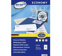 Etiquette universelles Europe 100 ELA010 70 x 36 mm papier blanc 2400 pc(s) fixation permanente