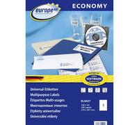 Etiquette universelles Europe 100 ELA027 210 x 297 mm papier blanc 100 pc(s)