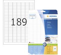 Etiquette universelles Herma 4333 25.4 x 10 mm papier blanc 4725 pc(s) fixation permanente