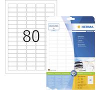 Etiquette universelles Herma 4336 35.6 x 16.9 mm papier blanc 2000 pc(s) fixation permanente