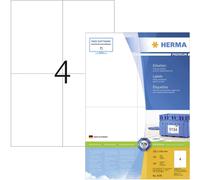 Etiquette universelles Herma 4676 105 x 148 mm papier blanc 400 pc(s) fixation