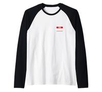 Étiquette Vierge « Hello My Name is Name is » Manche Raglan