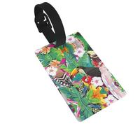 Étiquettes à bagages imprimées avec dragonne, étiquettes d'identification pour valise, avion, essentiels de voyage en avion