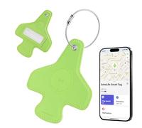 Étiquettes à bagages pour valises avec Apple Find My, tracker d'étiquettes de bagage Bluetooth intelligent, étiquette de bagage en cuir rechargeable, essentiels de voyage pour sacs d'aéroport, cadeau