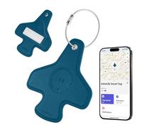 Étiquettes à bagages pour valises avec Apple Find My, tracker d'étiquettes de bagage Bluetooth intelligent, étiquette de bagage en cuir rechargeable, essentiels de voyage pour sacs d'aéroport, cadeau