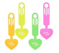 Étiquettes à bagages - Transparentes fluorescentes et imperméables - Identifiants de valises | pour étudier à l'étranger sac à dos de voyage, sac à main, sac d'ordinateur portable