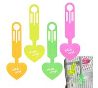Étiquettes à bagages | Transparentes fluorescentes étanches | Étiquettes de bagage fluorescentes - pour sac à main, ordinateur portable, avion, d'affaires étudiant à l'étranger