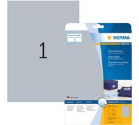 HERMA Special - Polyester - brillant - auto-adhésif permanent - argent - A4 (210 x 297 mm) 25 étiquette(s) étiquettes pelliculées G