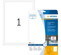 Étiquettes A4 blanches 190x275 mm extrêmement adhésives film mat 25 pcs.