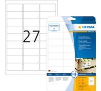 Étiquettes A4 blanches 63,5x29,6 mm extrêmement adhésives papier mat 675 pcs.