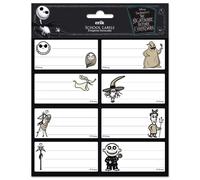 Etiquettes adhÃ©sive Erik Disney Nightmare Before Christmas Noir 8x4 cm