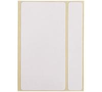 Etiquettes adhésives - AGIPA - 50x100mm - Blister de 7 - Couleur blanche - Format pratique