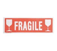 Apli 119208 Lot de 100 Etiquettes Fragile Blanc/verre 190 x 60 mm Rouge