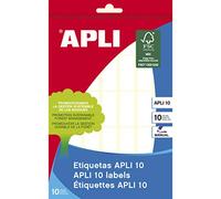 Étiquettes adhésives APLI 10 12 x 30 mm Papier Blanc 10 Volets (10 Unités)