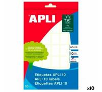 Étiquettes adhésives Apli Blanc Papier 10 Volets 16 x 22 mm [10 Unités]