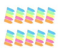 Étiquettes adhésives en PET de couleur fluorescente - Marqueurs de livre repositionnables pour journal, planificateur, carnet de notes, études esthétiques