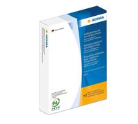 Étiquettes adhésives HERMA DP1 74 x 105 mm pour machines à imprimer blanc 500 étiquettes