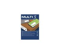 Étiquettes Adhésives - Multi3 - Apli - 105x37mm - Multicolore - Plastifié