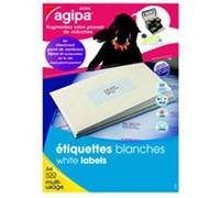 Etiquettes-adresses blanches Agipa G