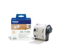 Etiquettes adresses BROTHER P-TOUCH DK-11209 - 29x62mm - 800 étiquettes