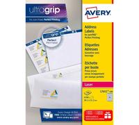 Etiquettes adresses laser 38,1 x 21,2 mm Avery L7651-100 - Boîte de 6500
