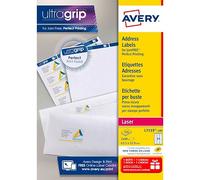 Etiquettes adresses laser 63,5 x 33,9 mm Avery L7159-100 - Boîte de 2400