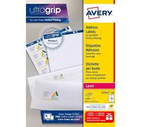Étiquettes adresses laser 99,1 x 33,9 mm Avery L7162-100 - Boîte de 1600