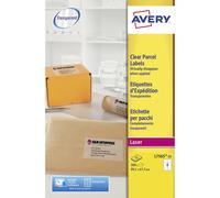 Etiquettes adresses laser 99,1 x 67,7 mm Avery L7565-25 transparentes - Pochette de 200