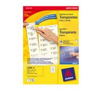 Etiquettes-adresses laser transparentes Avery