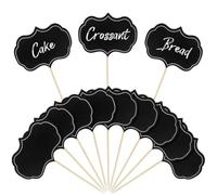 Étiquettes Alimentaires pour Buffet de Fête,56 Pièces Drapeaux de Cure-dents Vierges,Bâtonnets de Cocktail pour Buffets,pour L'écrire sur les Étiquettes de Fromage,Garniture de Cupcake