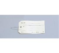 Avery – Étiquettes américaines Boîte de 1000 Kraft 120 x 60 mm, fil de fer, trou, pour vêtements