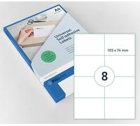 Étiquettes Auto-Adhésives 800 Étiquettes 105 X 74Mm 8 Étiquettes Imprimables Par Feuille A4 Expédition, Prix Étiquette Collante Pour Imprimante À Jet D'Encre Et Laser