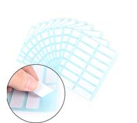 Étiquettes Autocollantes Blanches 3.8cm X 1.3cm, Étiquette Autocollante Pour Notes Vierges Inscriptibles, 12 Feuilles/Paquet