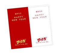 Étiquettes Autocollantes Bonne Année 2x4 Pouces 50 Unités Emballage Pour Enveloppes Boîte À Cartes Emballage De Scellage Nouvel an