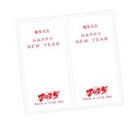 Étiquettes Autocollantes Bonne Année 2x4 Pouces 50 Unités Emballage Pour Enveloppes Boîte À Cartes Emballage De Scellage Nouvel an