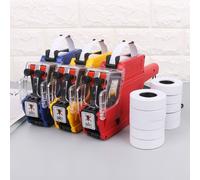 Étiquettes Autocollantes Double Rangée Pour Pistolet 2021, 10 Rouleaux De Papier De Recharge, Nouveauté Mx-6600