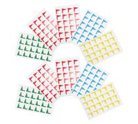 Étiquettes Autocollantes Drapeau PVC, Marquage Visuel Écrivable | Repères Clairs pour Calendriers et Manuels, Usage Scolaire, Activités Éducatives, Organisation des Notes Couleur Aléatoire